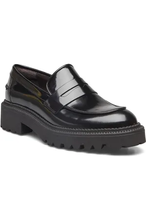 Billi Bi Shoes Loafers Flade Sko Black