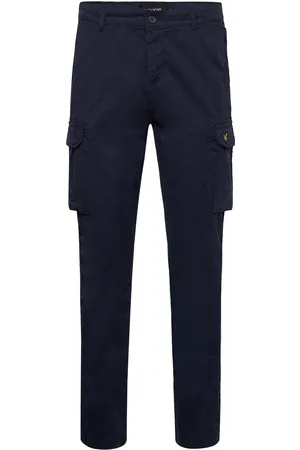 Lyle & Scott Main Road Cargo Trousers Bottoms Trousers Cargo Pants Navy