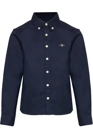 GANT Shield Oxford Bd Shirt Tops Shirts Long-sleeved Shirts Navy
