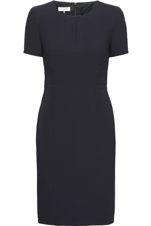 Gerry Weber Dress Woven Knælang Kjole Navy