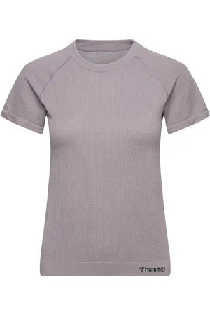 Hummel Hmlmt Flow Seamless T-Shirt Sport T-shirts & Tops Short-sleeved Grey