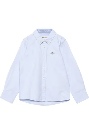 GANT Shield Oxford Bd Shirt Tops Shirts Long-sleeved Shirts Blue