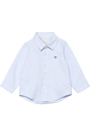 GANT Shield Oxford Shirt Tops Shirts Long-sleeved Shirts Blue