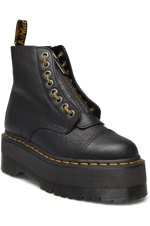 Dr. Martens Sinclair Max Black Pisa Shoes Boots Ankle Boots Laced Boots Black