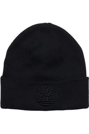 Timberland 3D Embroidery Beanie Black Accessories Headwear Beanies Black