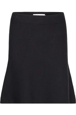 Karen by Simonsen Doddiekb Knit Skirt Kort Nederdel Black