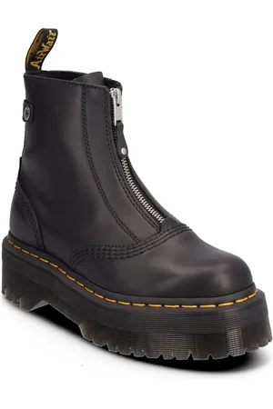 Dr. Martens Jetta Black Sendal Shoes Boots Ankle Boots Ankle Boots Flat Heel Black