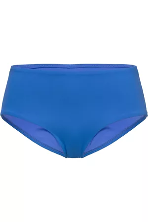 Seafolly S.collective Wide Side Retro Swimwear Bikinis Bikini Bottoms Bikini Briefs Blue