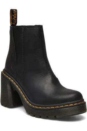 Dr. Martens Spence Black Sendal Shoes Boots Ankle Boots Ankle Boots With Heel Black