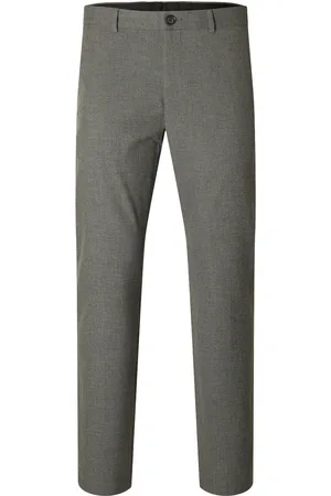 SELECTED Slh175-Slim Robert Flex Pants Noos Bottoms Trousers Formal Grey