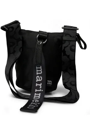 Marimekko Essential Bucket Unikko Bags Crossbody Bags Black