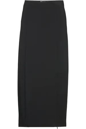 Gestuz Joellegz Hw Long Skirt Noos Lang Nederdel Black