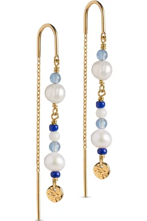 Enamel Sofia Earring Ørestickere Smykker Blue
