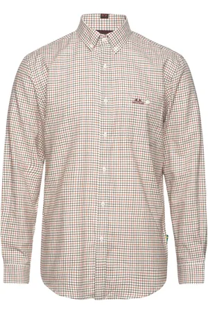Swedteam Steven 2.0 Shirt Sport Shirts Casual Cream