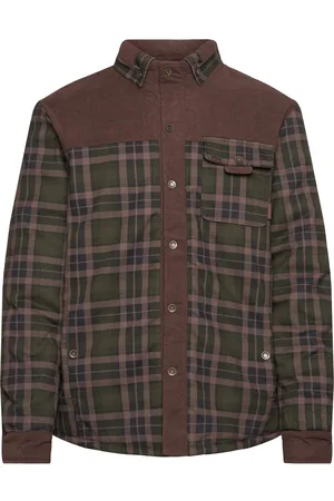 Swedteam Crest Pile Shirt Sport Shirts Casual Brown