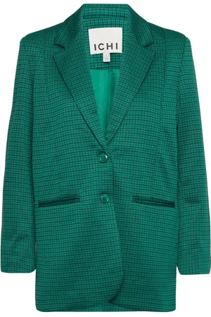 Ichi Ihkate Cameleon Over Bl Blazers Single Breasted Blazers Green