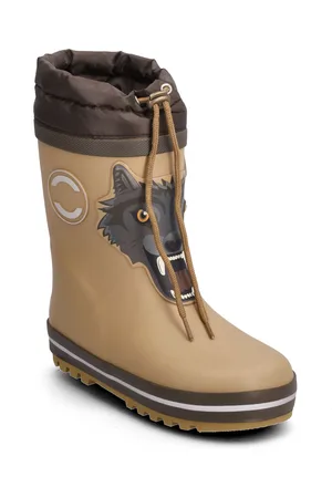 Mikk-Line Winter Wellies - 3D Shoes Rubberboots High Rubberboots Burgundy