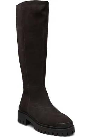 ANGULUS Boots - Flat Lange Støvler Brown