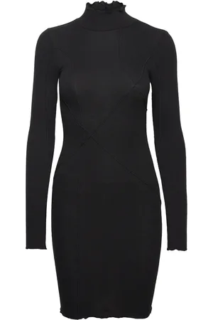 Rosemunde Organic Dress Dresses Knitted Dresses Black