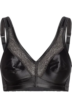 Swegmark Stars Soft Bra White Lingerie Bras & Tops Soft Bras Non Wired Bras Black