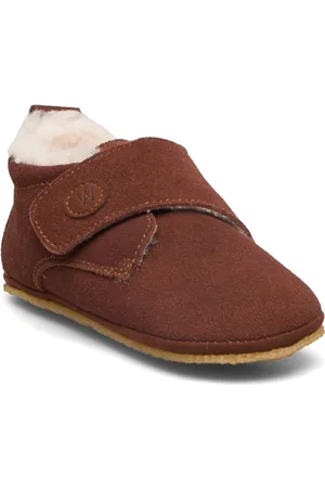 WHEAT Taj Wool Indoor Shoe Slippers Hjemmesko Brown