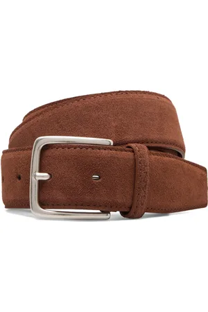GANT Classic Suede Belt Accessories Belts Classic Belts Brown