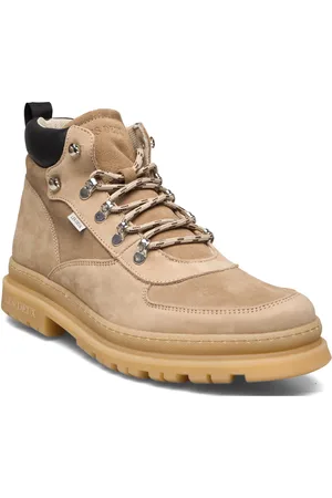 Les Deux Tyler Mid Desert Boot Snørestøvler Beige