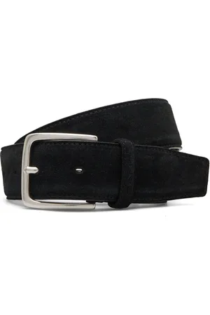 GANT Classic Suede Belt Accessories Belts Classic Belts Black