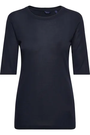 GANT Light Ss T-Shirt Tops T-shirts & Tops Short-sleeved Navy