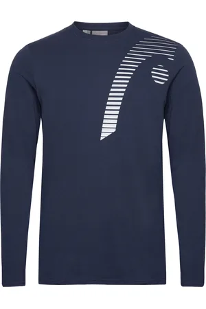 Head Club 21 Cliff Ls Men Tops T-Langærmet Skjorte Blue