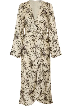 Second Female Anther Dress Knælang Kjole Beige