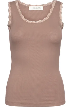 Sofie Schnoor Ulrikkesw Top Tops T-shirts & Tops Sleeveless Brown