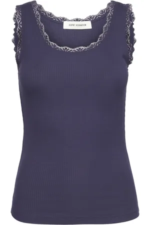 Sofie Schnoor Ulrikkesw Top Tops T-shirts & Tops Sleeveless Blue