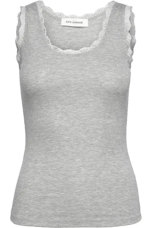 Sofie Schnoor Ulrikkesw Top Tops T-shirts & Tops Sleeveless Grey