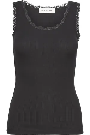 Sofie Schnoor Ulrikkesw Top Tops T-shirts & Tops Sleeveless Black