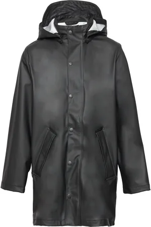 NAME IT Nkndry Rain Jacket Long 1Fo Noos Outerwear Rainwear Jackets Black