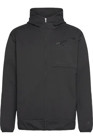 Champion Hooded Full Zip Sweatshirt Sport Sweatshirts & Hoodies Hoodies Black