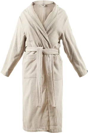 Himla Lina Bathrobe Morgenkåbe Cream