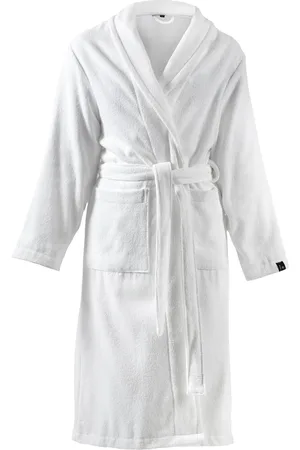 Himla Lina Bathrobe Morgenkåbe White
