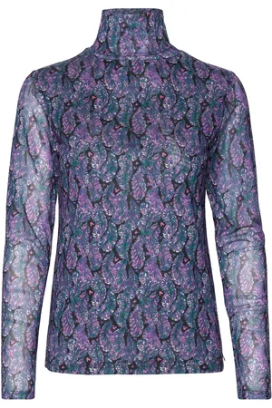 Fabienne Chapot Jane Top Tops Blouses Long-sleeved Purple