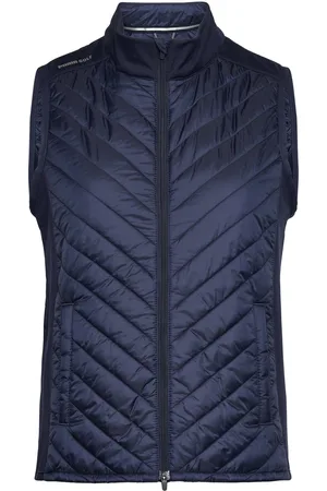PUMA W Frost Quilted Vest Sport Padded Vests Navy