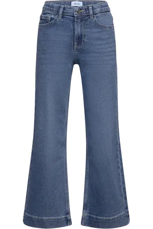 VERO MODA Vmdaisy Wide Denim Jns Mix Girl Noos Bottoms Jeans Bootcut Jeans Blue