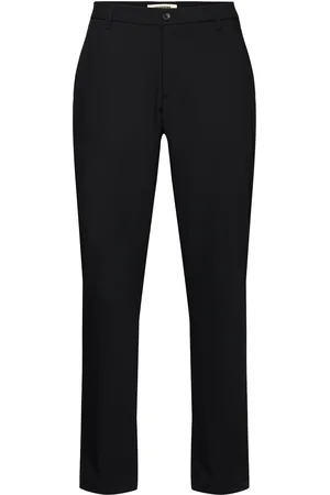 Woodbird Eik Nickel Pants Designers Trousers Casual Black