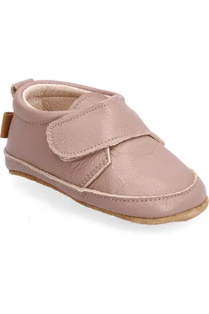 Melton Luxury Leather Slippers Slippers Hjemmesko Pink