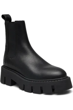 &Copenhagen Cph137 Suede Teddy Off Black Shoes Chelsea Boots Black