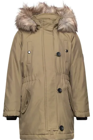 ONLY Kogiris Fur Parka Otw Parka Jakke Green