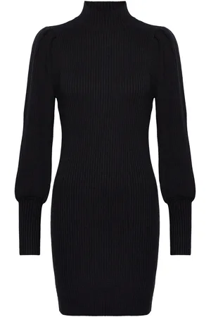 ONLY Onlkatia L/S Dress Knt Noos Dresses Knitted Dresses Black