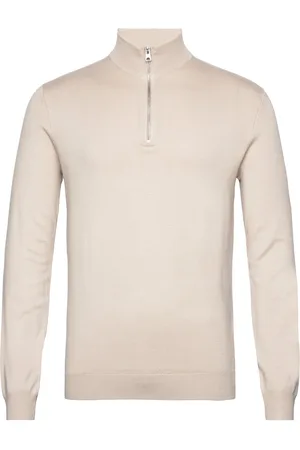 Only & Sons Onswyler Life Reg 14 Half Zip Knit Noos Tops Knitwear Half Zip Jumpers Cream