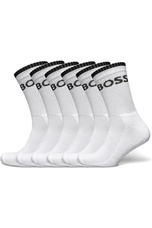 HUGO BOSS 6P Qs Stripe Cc Underwear Socks Regular Socks White