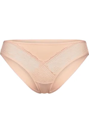 Chantelle Floral Touch Brief Designers Panties Briefs Beige